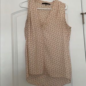 Pink sleeveless top